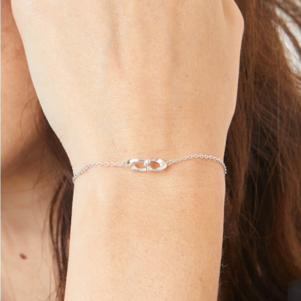 Coach Silver Knot Adjustable Chain Bracelet - Picture 2 of 5